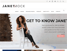 Tablet Screenshot of janetmock.com